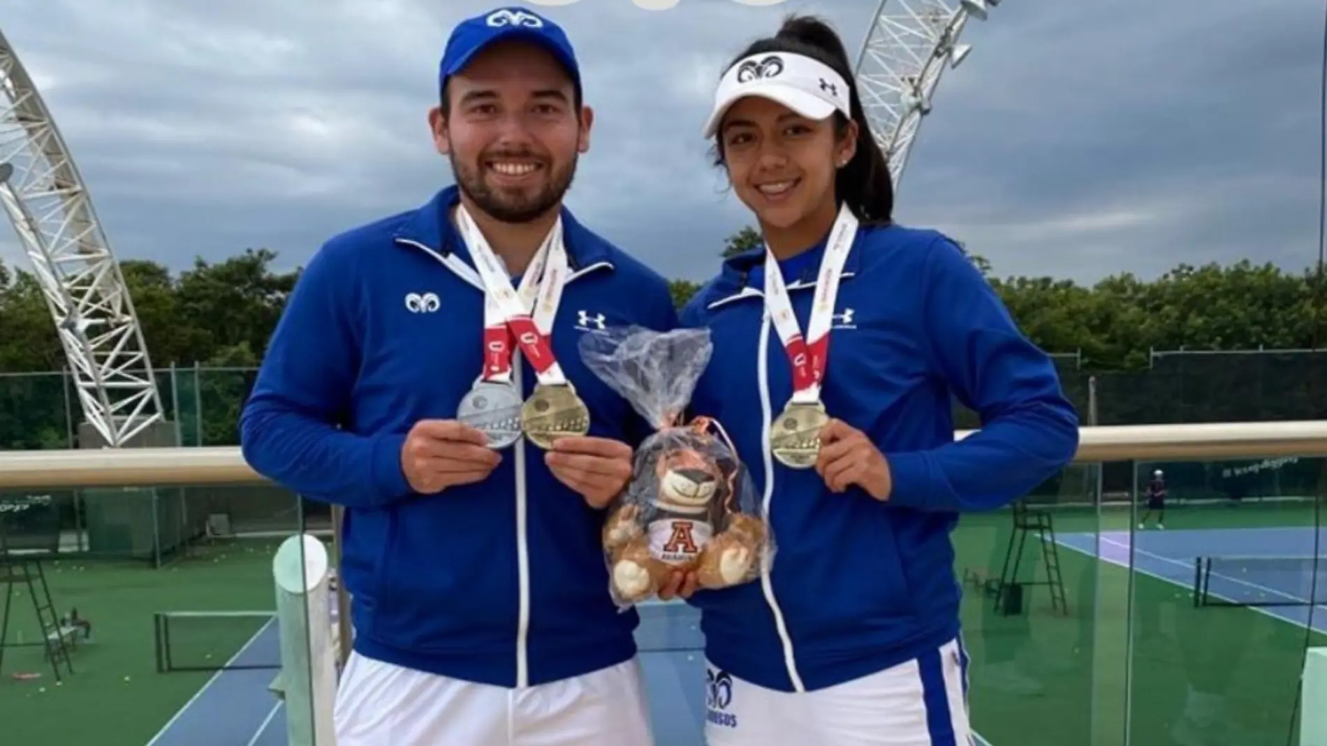 Astrid Fentanes y Mauricio Rivera, campeones de los dobles mixtos del CONDDE